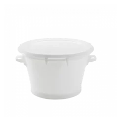 Baquet Rond Fond Renforcé 50 L - Blanc 5 Baquet Rond Fond Renforcé 50 L - Blanc -Outils De Stockage baquet rond fond renforce 50 l blanc 2