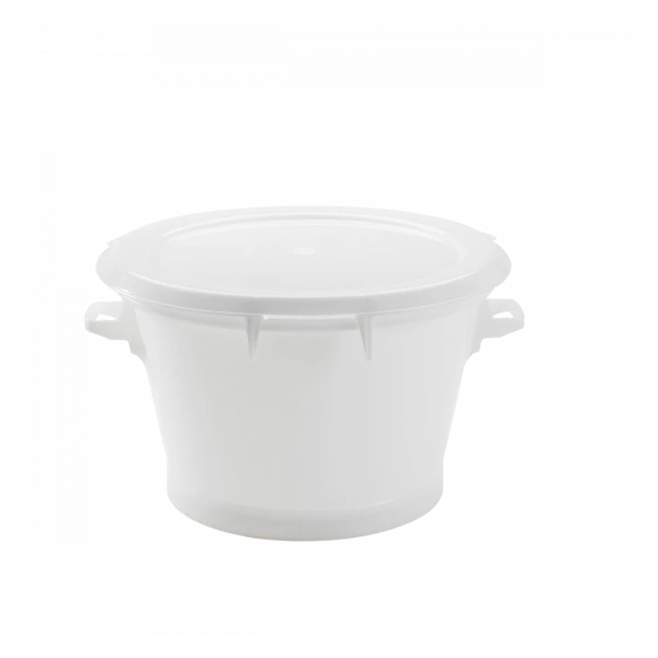 Baquet Rond Fond Renforcé 50 L - Blanc 3 Baquet Rond Fond Renforcé 50 L - Blanc – Image 3