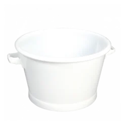 Baquet Rond Fond Renforcé 50 L - Blanc