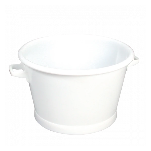 Baquet Rond Fond Renforcé 50 L - Blanc 1 Baquet Rond Fond Renforcé 50 L - Blanc