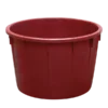 Baquet Rond Renforcé- 225 L - Bordeaux