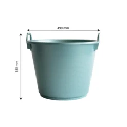Baquet Rond Souple Avec Poignées - 40 L - Vert 5 Baquet Rond Souple Avec Poignées - 40 L - Vert -Outils De Stockage baquet rond souple avec poignees 40 l vert 2