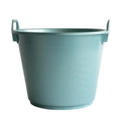 Baquet Rond Souple Avec Poignées - 40 L - Vert