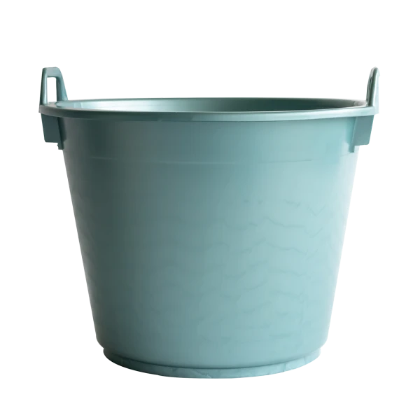 Baquet Rond Souple Avec Poignées - 40 L - Vert 1 Baquet Rond Souple Avec Poignées - 40 L - Vert
