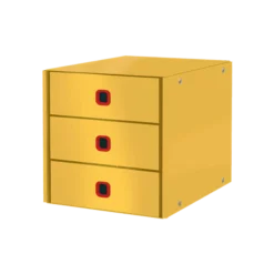 Leitz Bloc De Classement En Carton Robuste Avec 3 Tiroirs