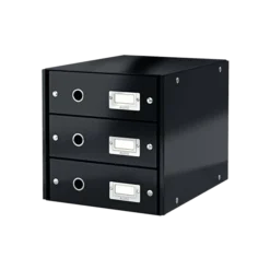 Leitz Bloc De Rangement Pour Bureau 3 Tiroirs A4 Wow