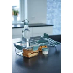 Boîte à Repas Rectangulaire Résistante En Tritan 1,5 Litres -Outils De Stockage boite a repas rectangulaire resistante en tritan 15 litres 2