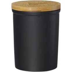 Boîte Pour Cuisine Noire élégante En Grès 800 Ml