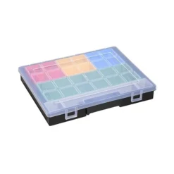 Mallette Organiseur 12 Casiers Amovibles 37-12 Allit -Outils De Stockage boite d assortiment europlus flex taille 37 12 allit 2