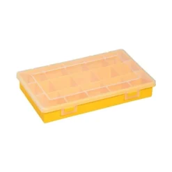 Boîte D'assortiment Jaune 15 Casiers EuroPlus Basic 29/15 Allit -Outils De Stockage boite d assortiment jaune 15 casiers europlus basic 29 15 allit 2