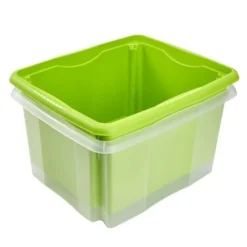 Bac De Rangement 24 Litres Transparent Emil Keeeper -Outils De Stockage boite de rangement 24 l transparente emil keeeper 5