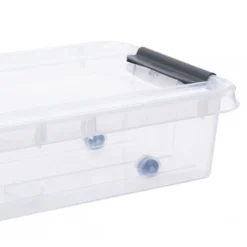 Boîte De Rangement Sous Lit 31 Litres à Roulettes ProBox -Outils De Stockage boite de rangement 31 l dessous de lit probox plast team 2