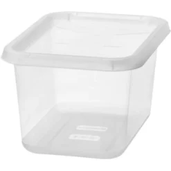 Boîte De Rangement Transparente Avec Couvercle 44 Litres Basic L