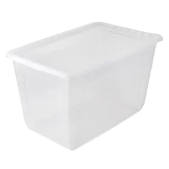 Keeeper Boîte De Rangement 52 Litres Avec Aération Pour Chaussures Vêtements