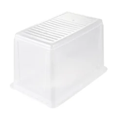 Keeeper Boîte De Rangement 52 Litres Avec Aération Pour Chaussures Vêtements -Outils De Stockage boite de rangement 52 l transparente chaussures vetements bea keeeper 4