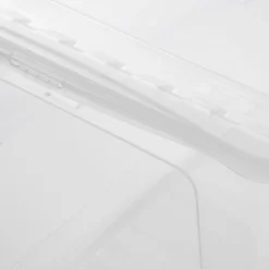 Keeeper Boîte De Rangement 52 Litres Avec Aération Pour Chaussures Vêtements -Outils De Stockage boite de rangement 52 l transparente chaussures vetements bea keeeper 5