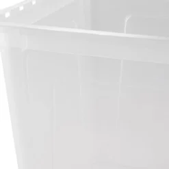 Keeeper Boîte De Rangement 52 Litres Avec Aération Pour Chaussures Vêtements -Outils De Stockage boite de rangement 52 l transparente chaussures vetements bea keeeper 6