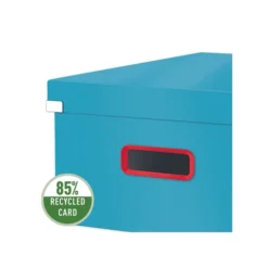 Leitz Boîte De Rangement Solide En Carton Click & Store Cosy L -Outils De Stockage boite de rangement click store cosy l bleu 1 3