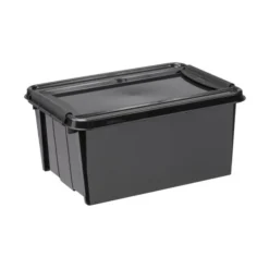 Boîte De Rangement Noire Pour Garage 14 Litres En Plastique Recyclé -Outils De Stockage boite de rangement garage noire 14 l plastique recycle probox plast team 2