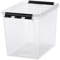Boîte De Rangement Haute Transparente 14 Litres