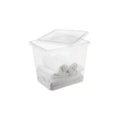 Boîte De Rangement Haute Transparente 31 Litres Basic Box