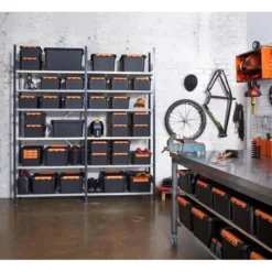 Boîte De Rangement Professionnelle Solide 14 Litres -Outils De Stockage boite de rangement incassable 14 l noire pro 15 smartstore 5