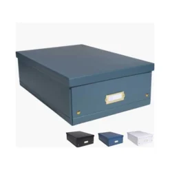 Exacompta Grande Boîte De Rangement En Carton A3+ Neo Deco