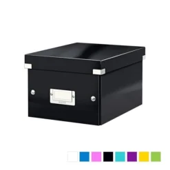 Leitz Petite Boîte De Rangement En Carton A5+ Avec Couvercle