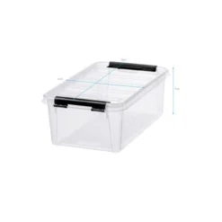 Boîte De Rangement En Plastique Avec Couvercle 3,6 Litres -Outils De Stockage boite de rangement plastique avec couvercle 36 l classic smartstore 2