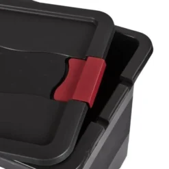 Keeeper Boîte De Rangement Noire Solide Empilable 24 Litres -Outils De Stockage boite de rangement solide 24 litres eckhart keeeper 2