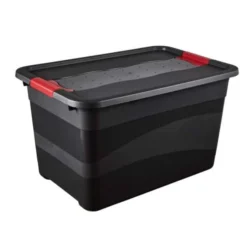 Keeeper Caisse De Rangement Avec Couvercle 52 Litres