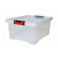 EDA Boîte De Rangement Solide Clipstock 30 Litres