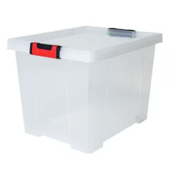 EDA Boîte De Rangement Solide Clipstock 45 Litres