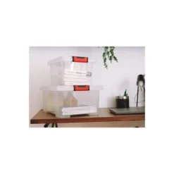 EDA Boîte De Rangement Solide Clipstock 75 Litres -Outils De Stockage boite de rangement solide clipstock 75 litres 3