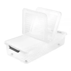 Keeeper Boite Sous Lit Ouverture 2 Côtés 33 Ou 53 Litres -Outils De Stockage boite de rangement sous lit ouverture 2 cotes 3