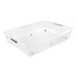 Keeeper Boite Sous Lit Ouverture 2 Côtés 33 Ou 53 Litres -Outils De Stockage boite de rangement sous lit ouverture 2 cotes 5