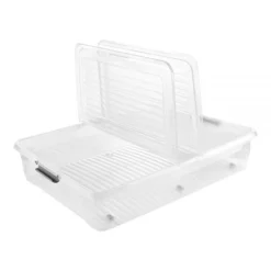 Keeeper Boite Sous Lit Ouverture 2 Côtés 33 Ou 53 Litres -Outils De Stockage boite de rangement sous lit ouverture 2 cotes 8