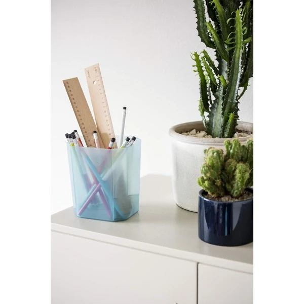 Boîte De Rangement Transparente Avec 6 Casiers De Couleurs 3 Boîte De Rangement Transparente Avec 6 Casiers De Couleurs – Image 3