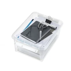 Boîte De Rangement Transparente 14 Litres Avec Couvercle -Outils De Stockage boite de rangement transparente 14 l avec couvercle 3