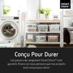 Boîte De Rangement Transparente 14 Litres Avec Couvercle -Outils De Stockage boite de rangement transparente 14 l avec couvercle 8