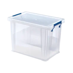 Fellowes Boîte De Rangement Transparente Professionnelle 18,5 Litres