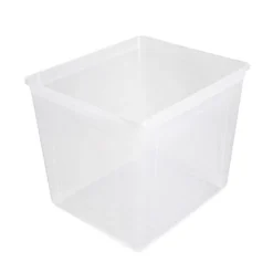 Keeeper Boîte De Rangement Transparente Avec Aération Pour Vêtements 30 Litres -Outils De Stockage boite de rangement transparente 30 l bea keeeper 4