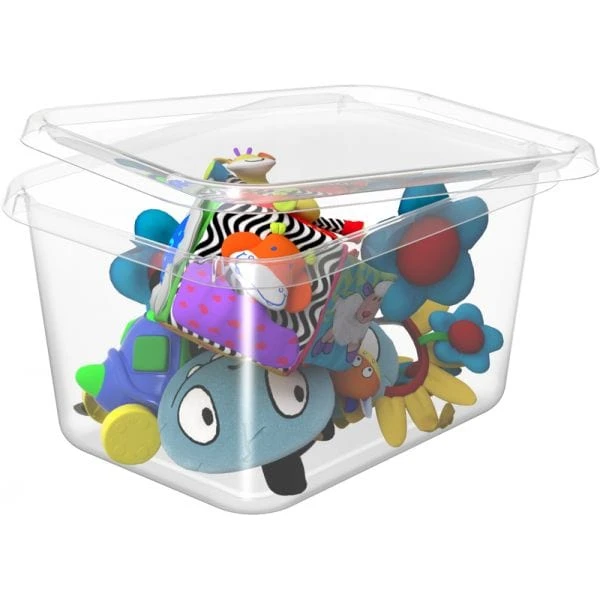 Boîte De Rangement Transparente Avec Couvercle 11 Litres Basic S 2 Boîte De Rangement Transparente Avec Couvercle 11 Litres Basic S – Image 2