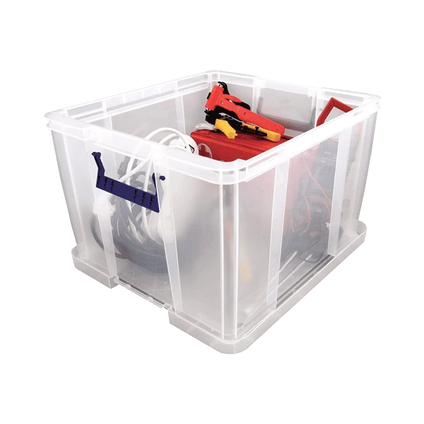 Fellowes Caisse En Plastique Avec Couvercle Professionnelle 48 Litres 3 Fellowes Caisse En Plastique Avec Couvercle Professionnelle 48 Litres – Image 3