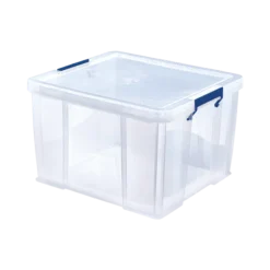 Fellowes Caisse En Plastique Avec Couvercle Professionnelle 48 Litres