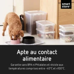 Boîte En Plastique Avec Couvercle Clipsable 8 Litres -Outils De Stockage boite en plastique avec couvercle clipsable 8 litres 4