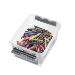 Boîte En Plastique Avec Couvercle Clipsable 8 Litres -Outils De Stockage boite en plastique avec couvercle clipsable 8 litres 5