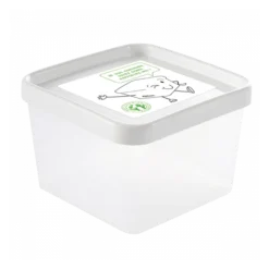 Boîte Hermétique 0,6 L + Couvercle Blanc - Lot De 12