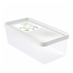 Boîte Hermétique 1,2 L + Couvercle Blanc - Lot De 12