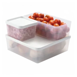 Boîte Hermétique 2,5 L + Couvercle - Transparent -Outils De Stockage boite hermetique 25 l couvercle transparent 2